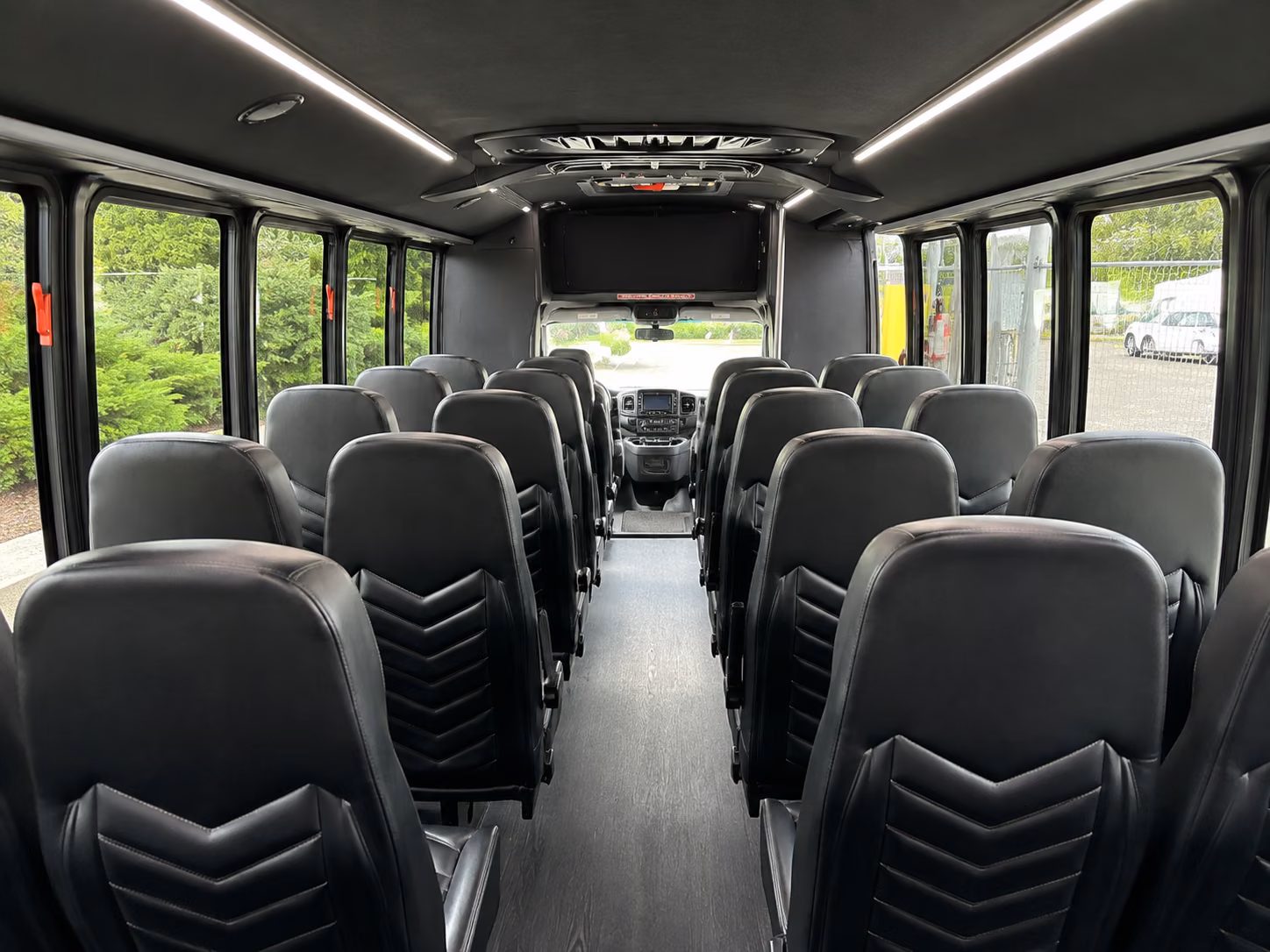 atlanta 20 passenger minibus interior