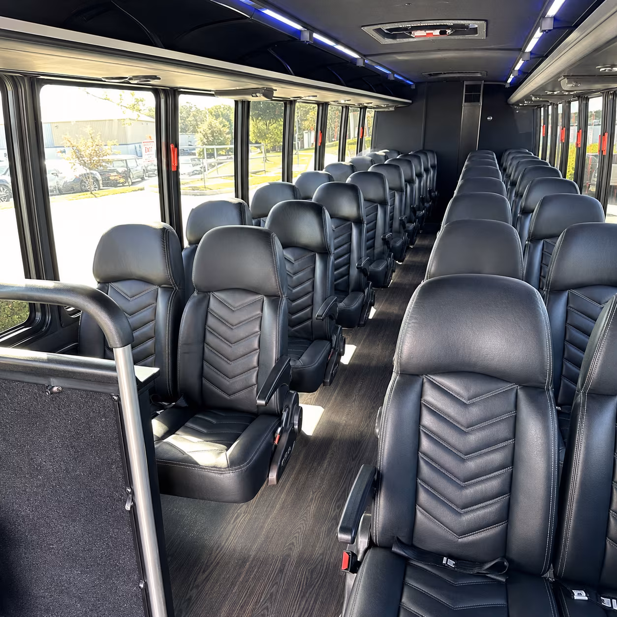 atlanta 25 passenger minibus interior