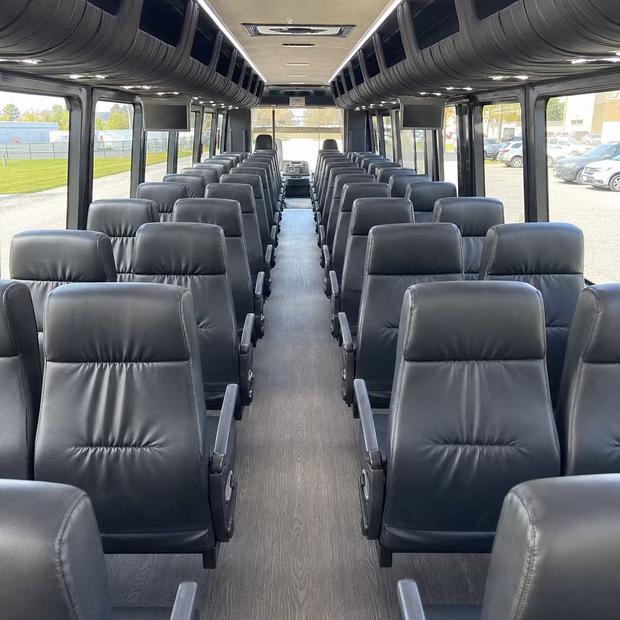 atlanta 30 passenger minibus inside