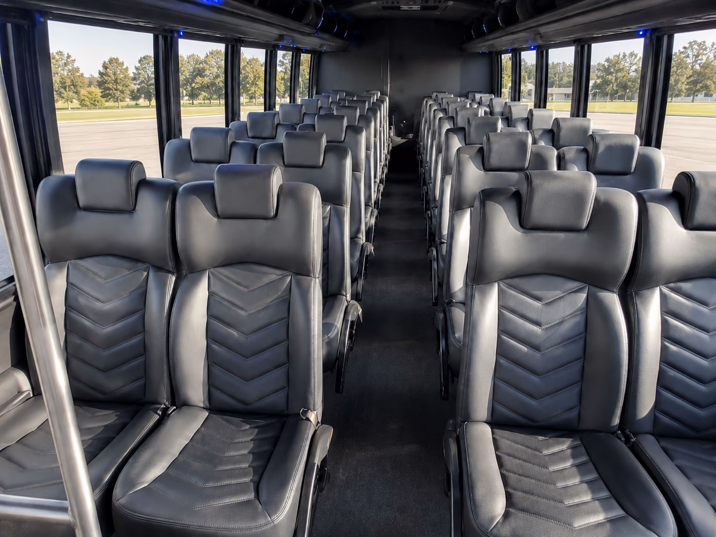 atlanta birthday party transportation onboard seating