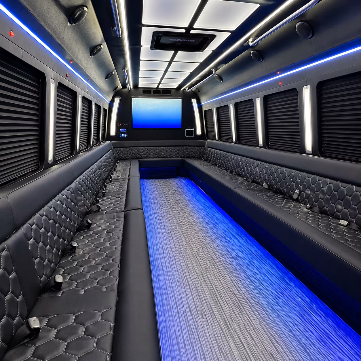 atlanta party bus inside