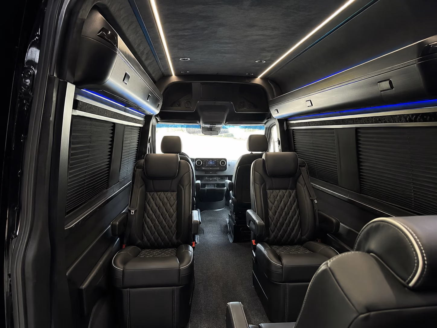 atlanta sprinter van with driver inside