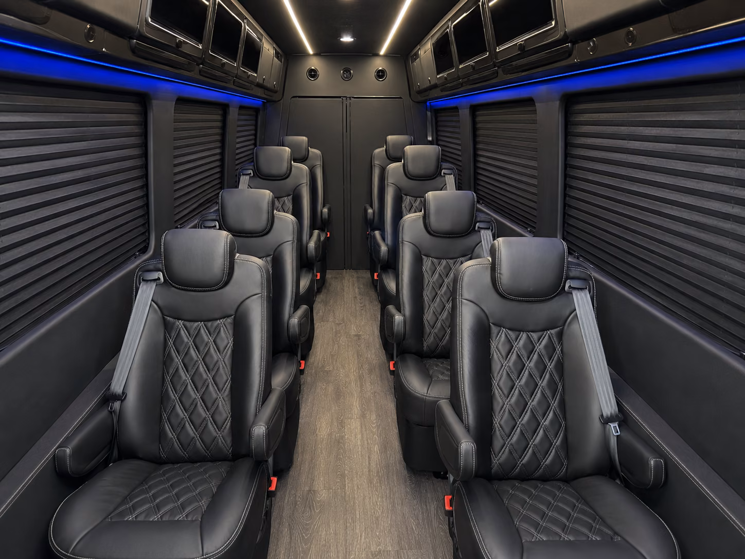 atlanta sprinter van with driver interior